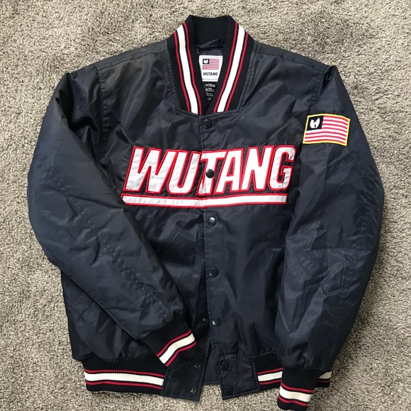 Wu-Tang Jacket Size Small/Medium RARE Authentic Navy Blue Raekwon Rza Gza U-God - Picture 1 of 14